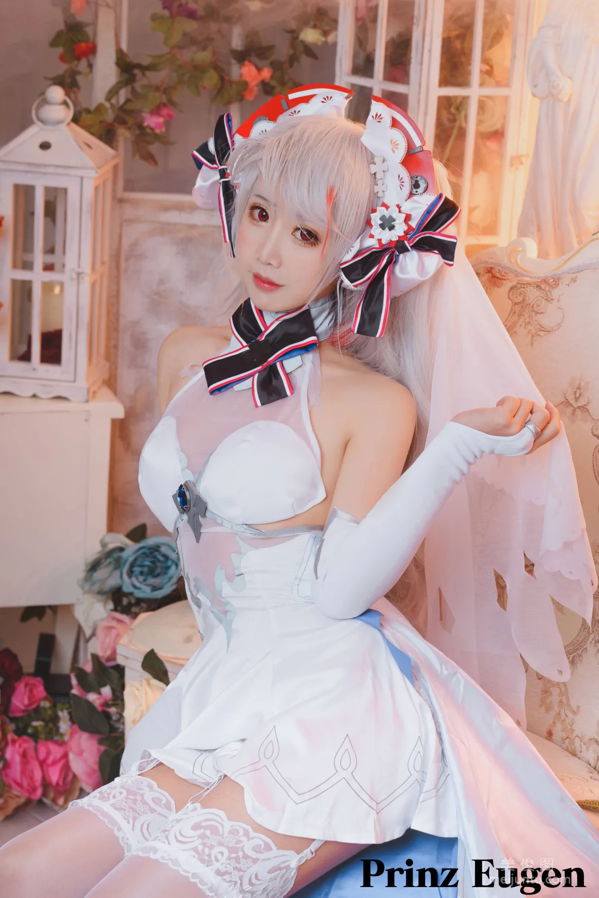 [美女Coser] 面饼仙儿 《欧根花嫁》 写真集8