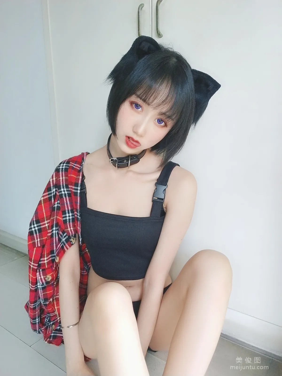 Girl Mu Mianmian OwO, Delinquent Cat Photo Set photo 7