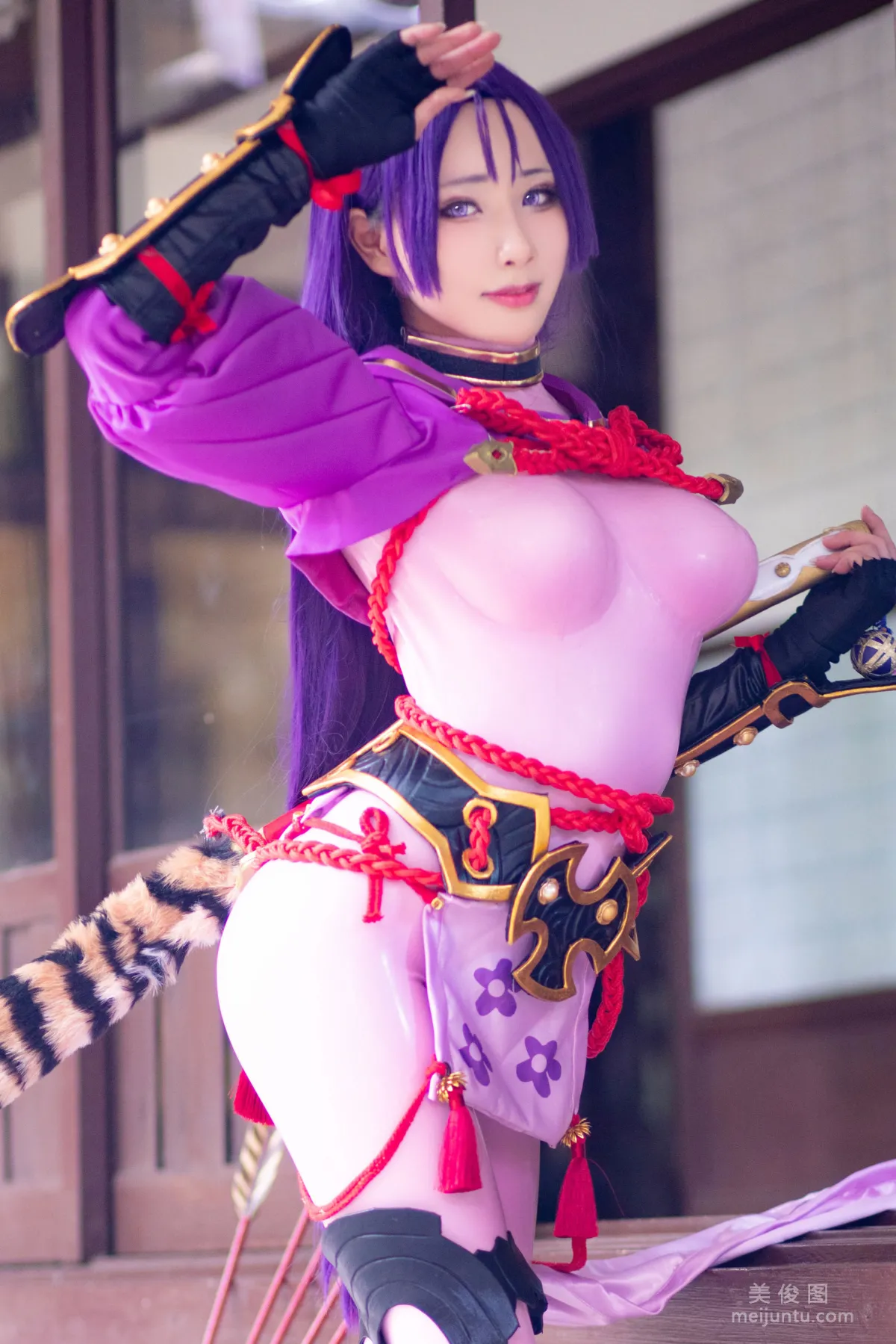 [Web Idols Coser] Yubo HaneAme, Minamoto no Yorimitsu, Photo Set photo 30
