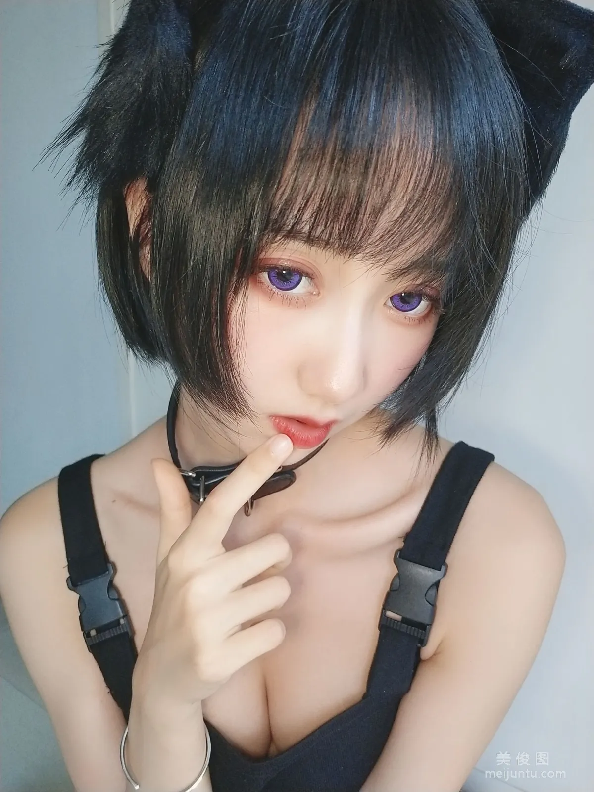 Girl Mu Mianmian OwO, Delinquent Cat Photo Set photo 44