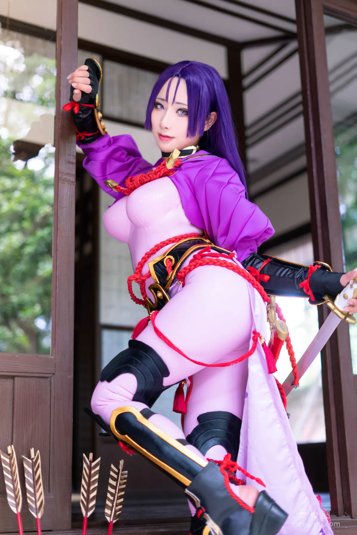 [Web Idols Coser] Yubo HaneAme, Minamoto no Yorimitsu, Photo Set photo 23