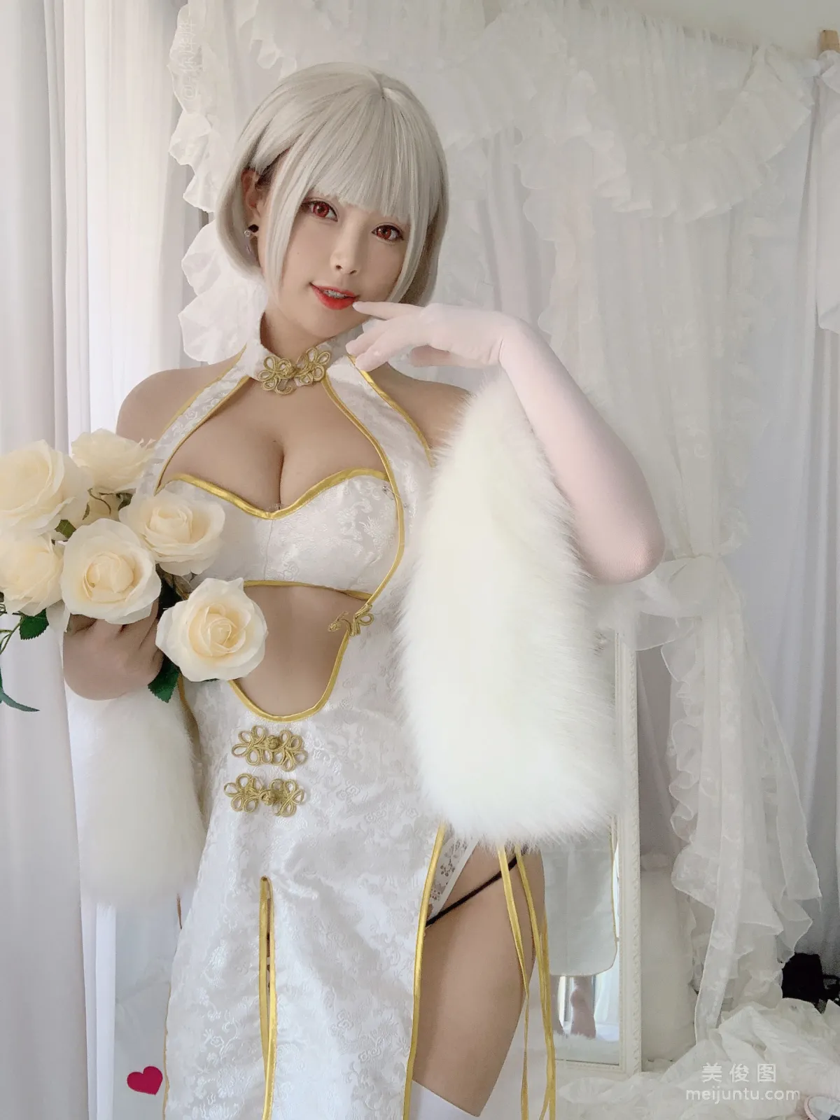 [美女Coser] -白烨- 《白旗袍》 写真集24
