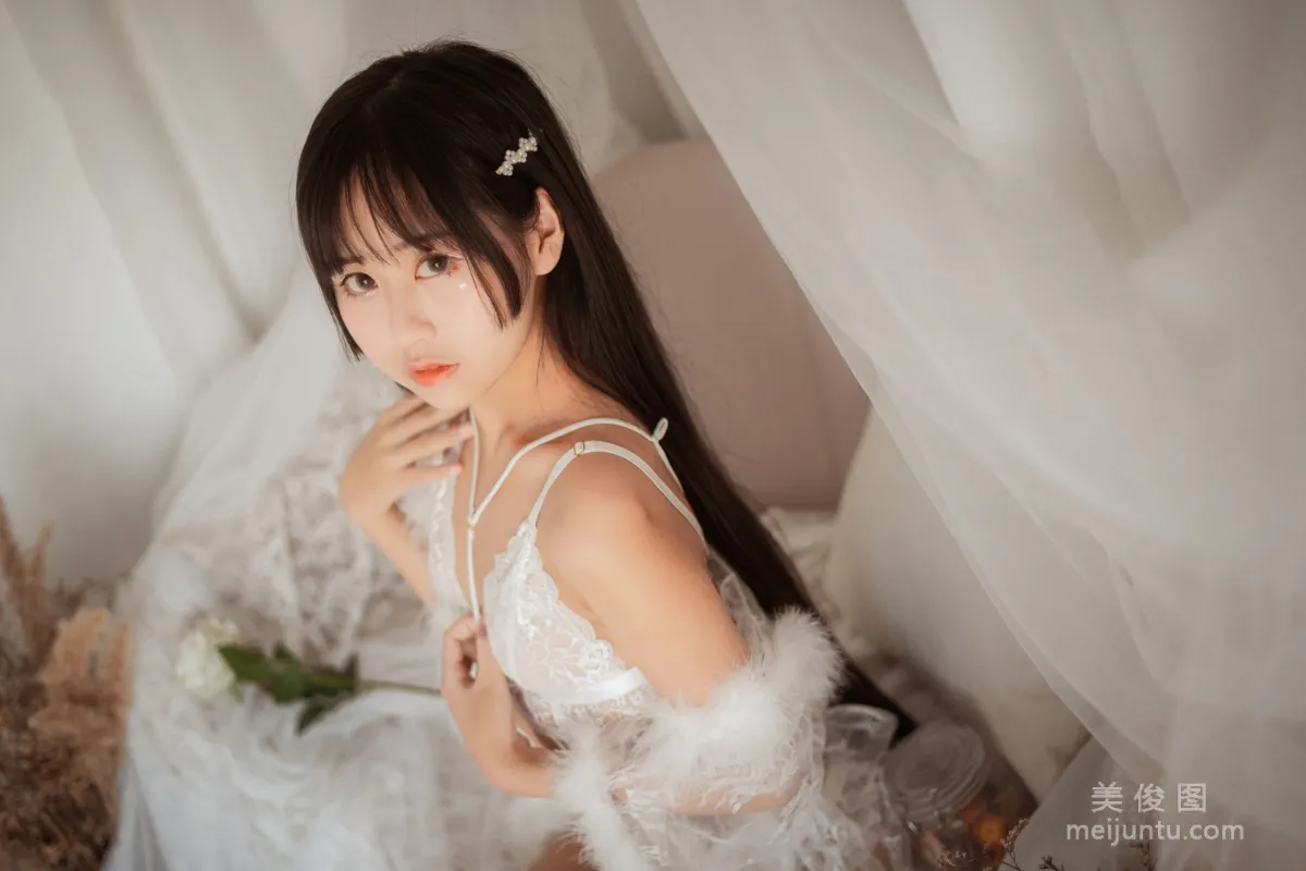 COS Beautiful Girl Mengyaer o0, Plush Underwear Photo Set photo 12