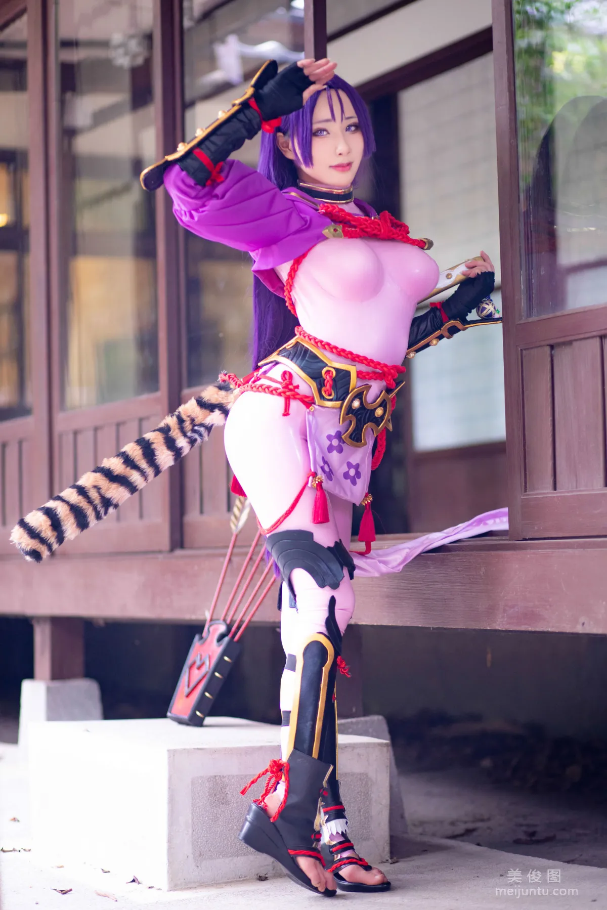 [Web Idols Coser] Yubo HaneAme, Minamoto no Yorimitsu, Photo Set photo 29