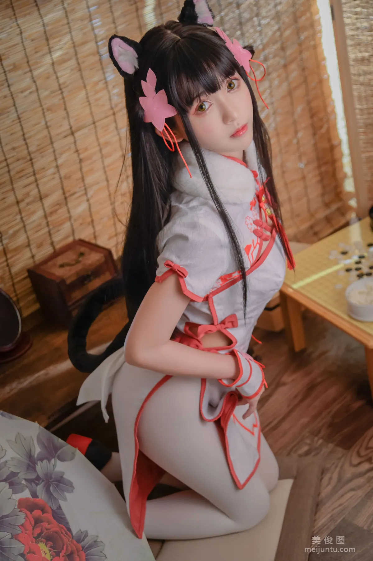 Coser鳗鱼霏儿 《碧蓝华裳 夕暮》 写真集15