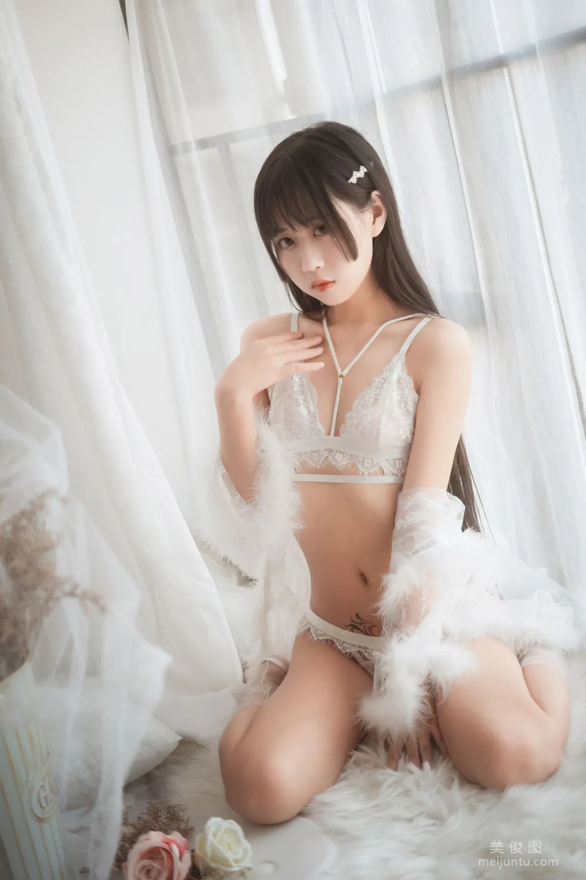 COS Beautiful Girl Mengyaer o0, Plush Underwear Photo Set photo 19