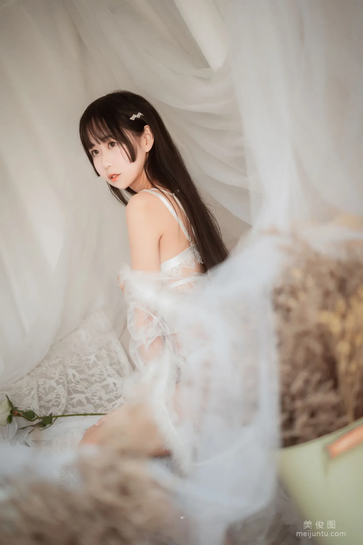 COS Beautiful Girl Mengyaer o0, Plush Underwear Photo Set photo 5