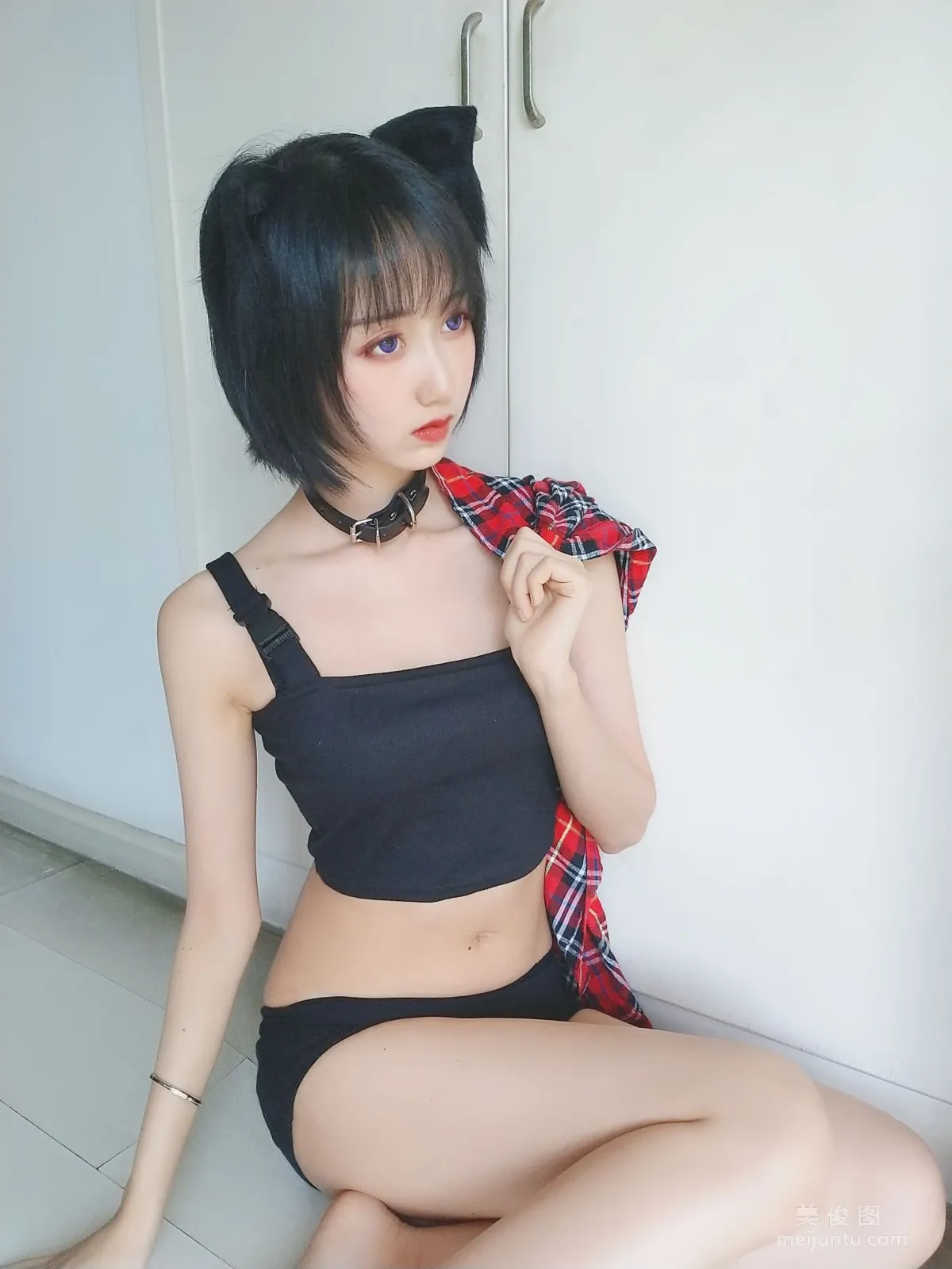 Girl Mu Mianmian OwO, Delinquent Cat Photo Set photo 5