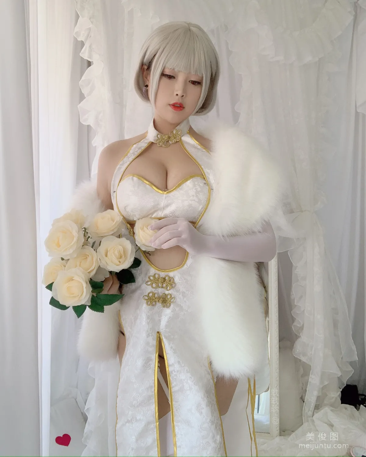 [美女Coser] -白烨- 《白旗袍》 写真集25