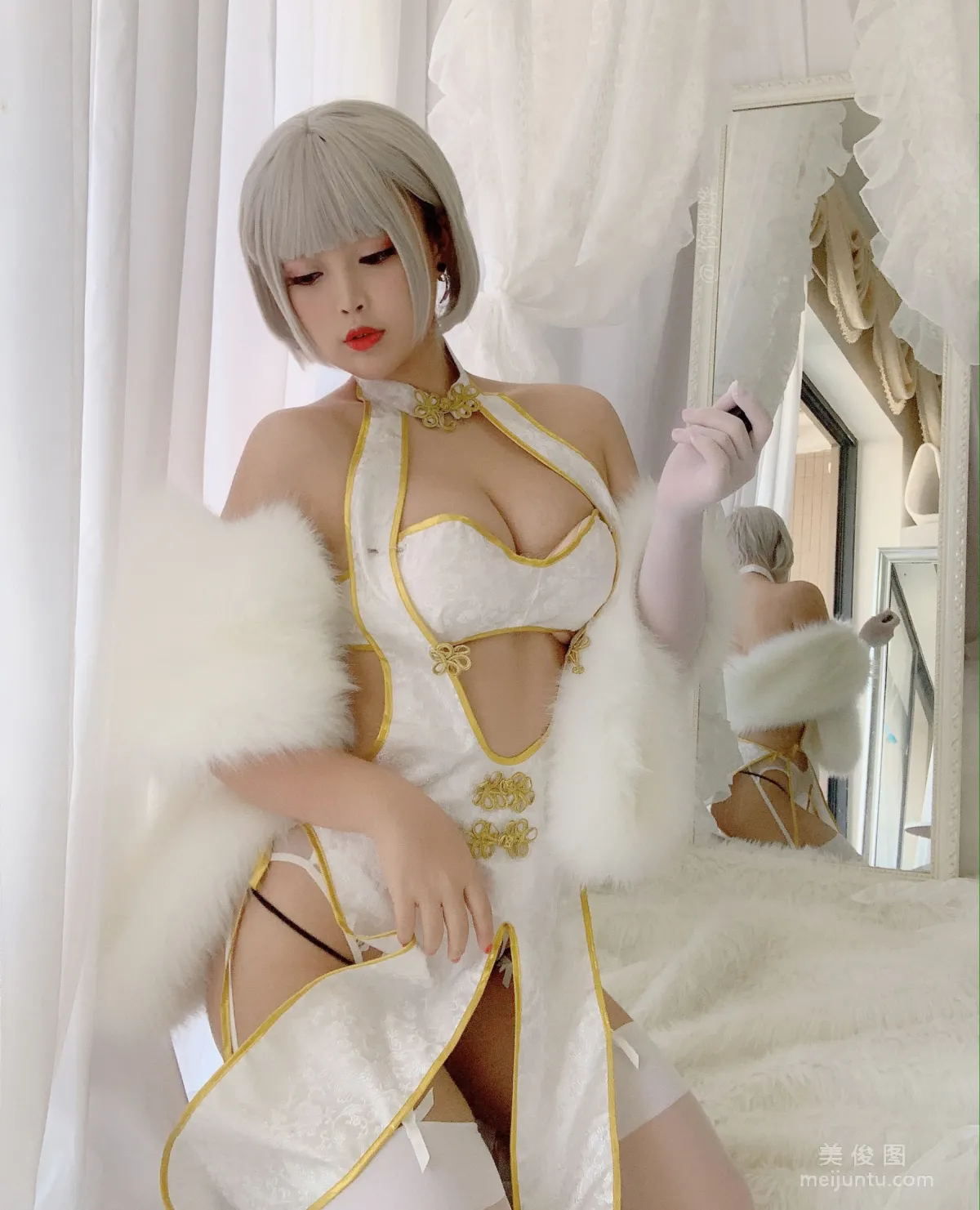 [美女Coser] -白烨- 《白旗袍》 写真集13