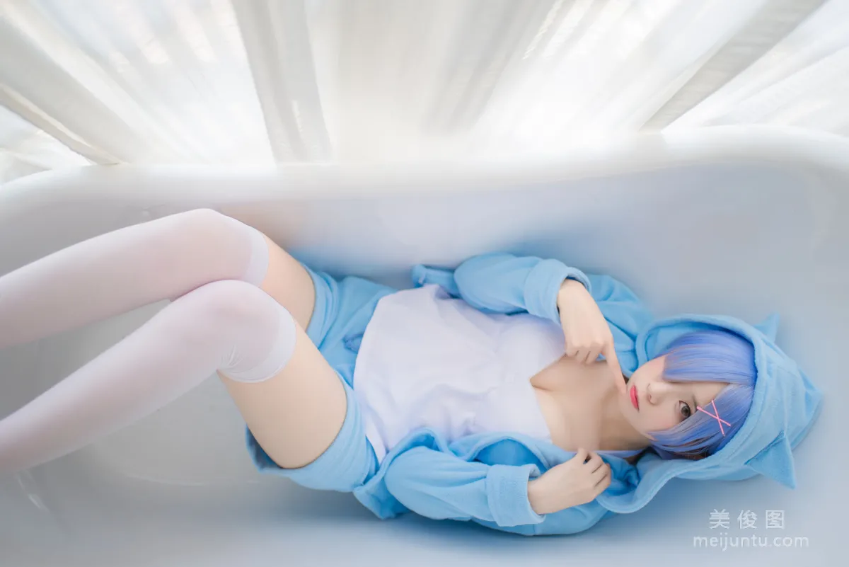 小野妹子w 《蕾姆 蓝色精灵》 写真集6