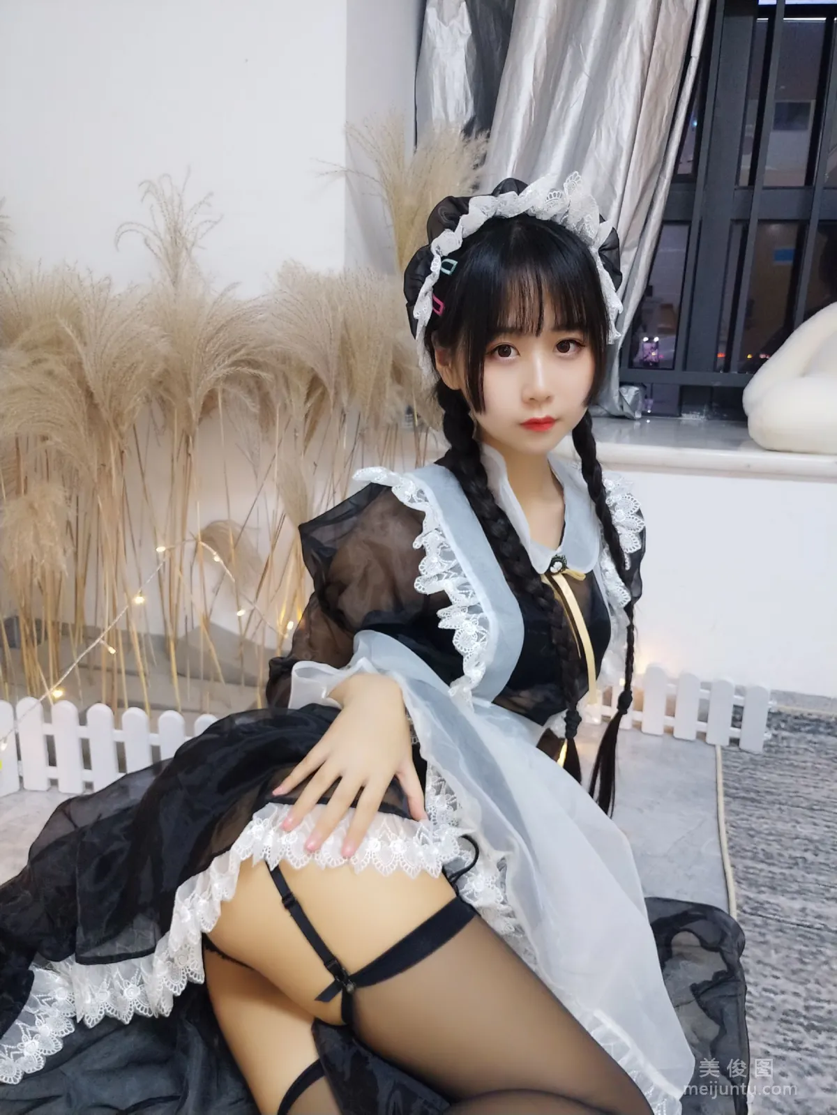 Beautiful Girl COSER Mengyaer o0 Transparent Maid Photo Set photo 22