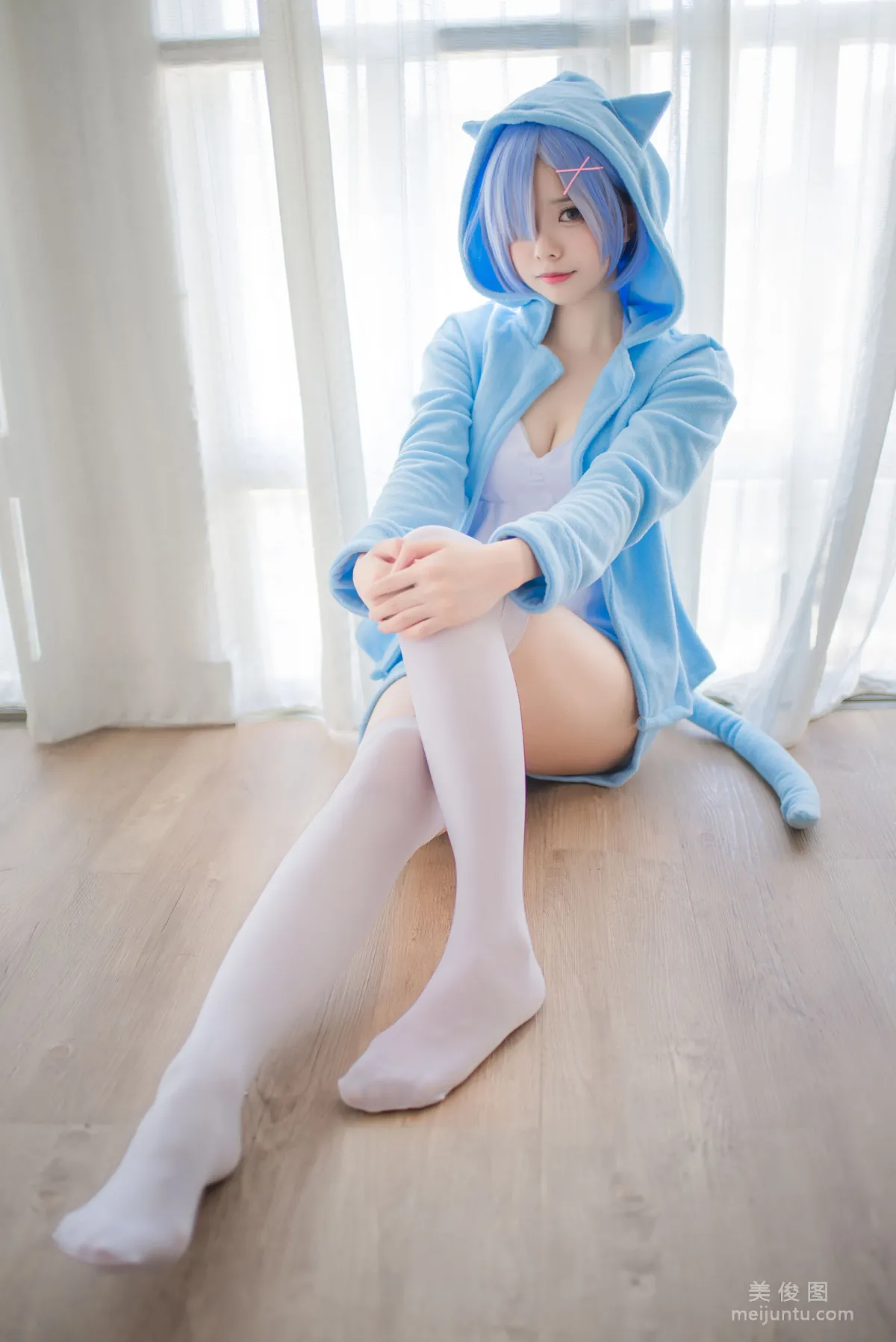 小野妹子w 《蕾姆 蓝色精灵》 写真集19