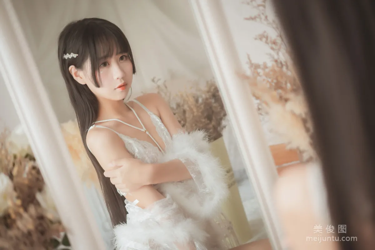 COS Beautiful Girl Mengyaer o0, Plush Underwear Photo Set photo 24