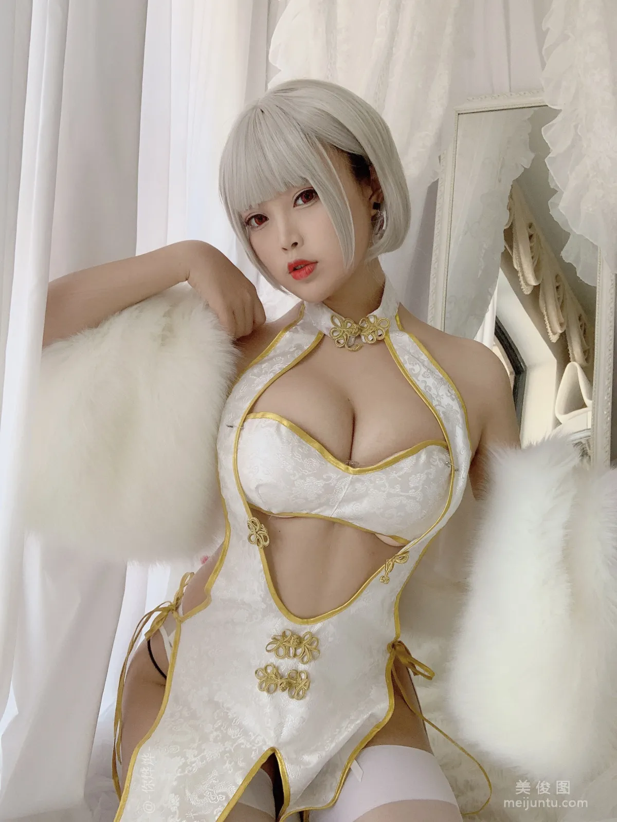 [美女Coser] -白烨- 《白旗袍》 写真集9