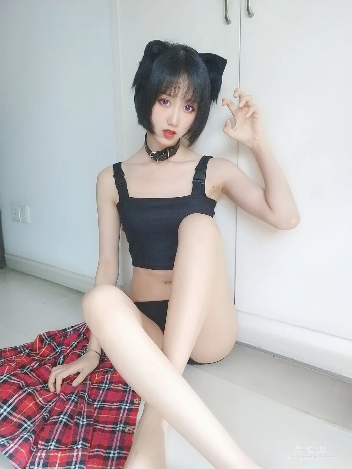 Girl Mu Mianmian OwO, Delinquent Cat Photo Set photo 12