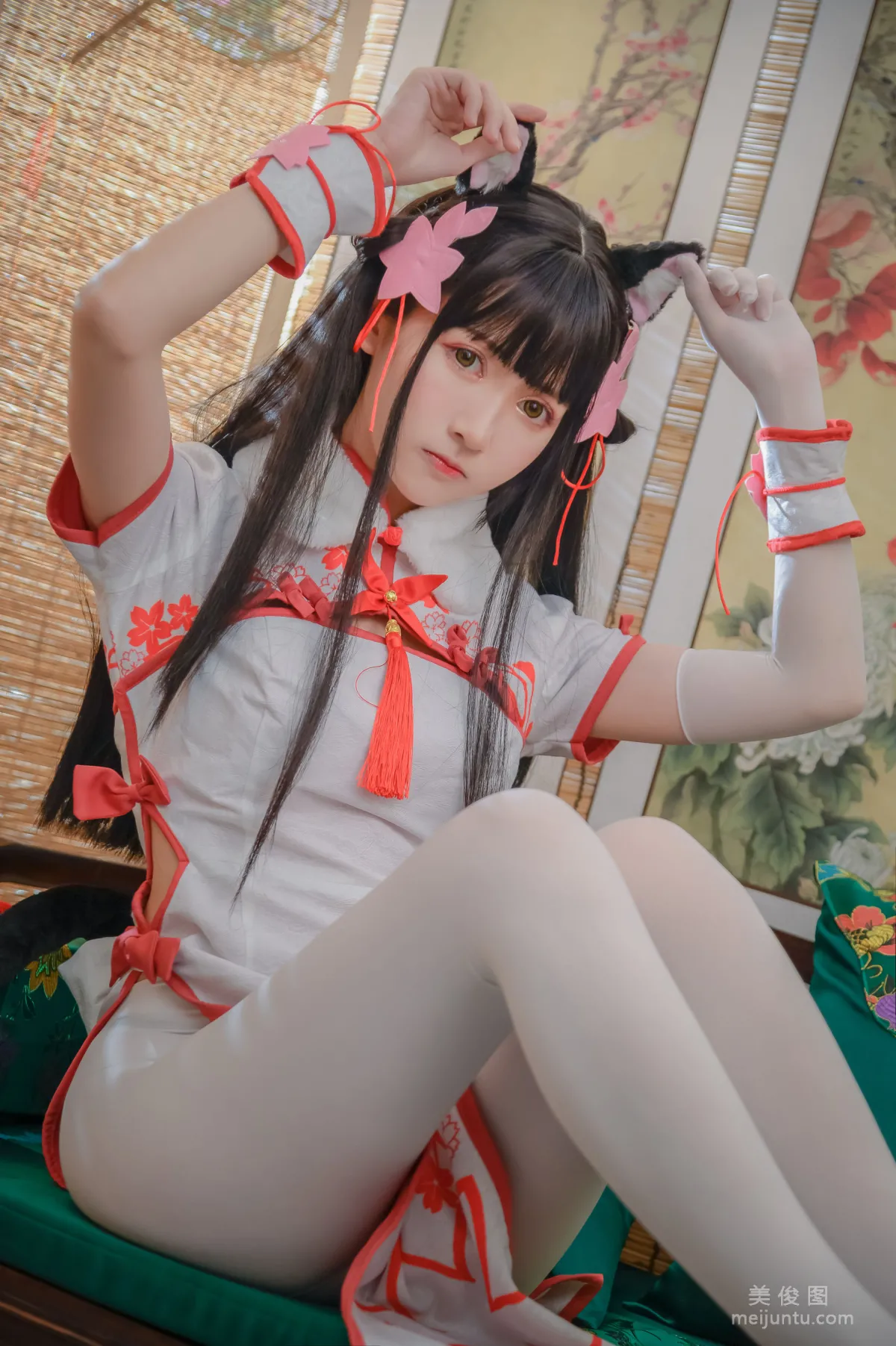 Coser鳗鱼霏儿 《碧蓝华裳 夕暮》 写真集2
