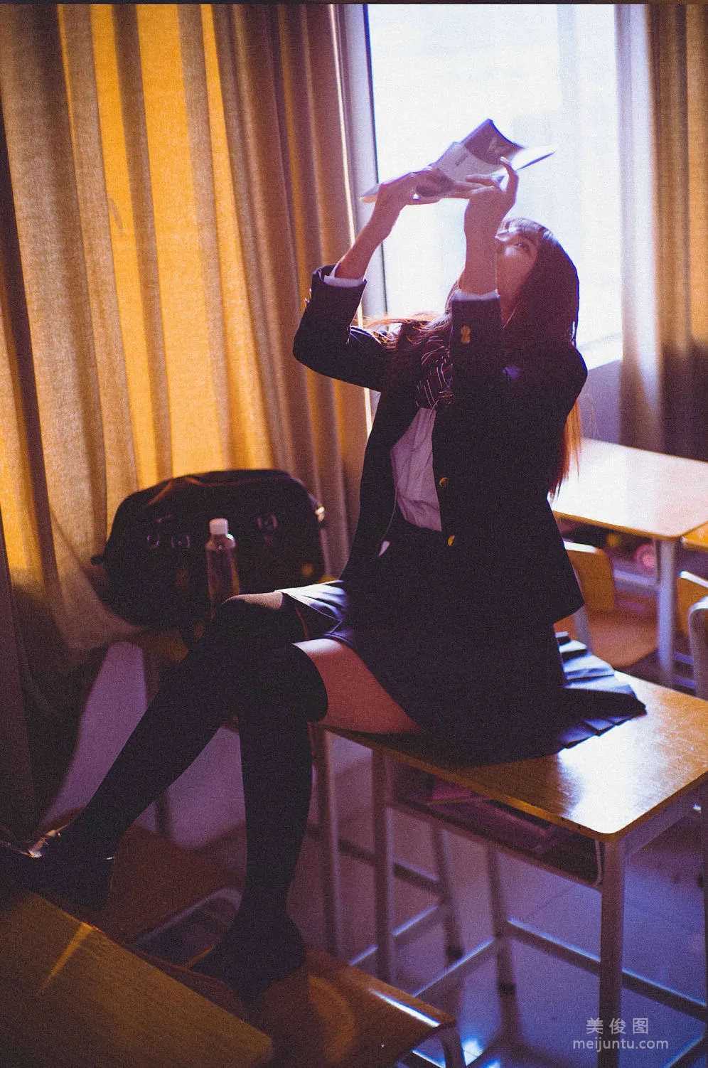 小野妹子w 《冬装JK》 写真集9