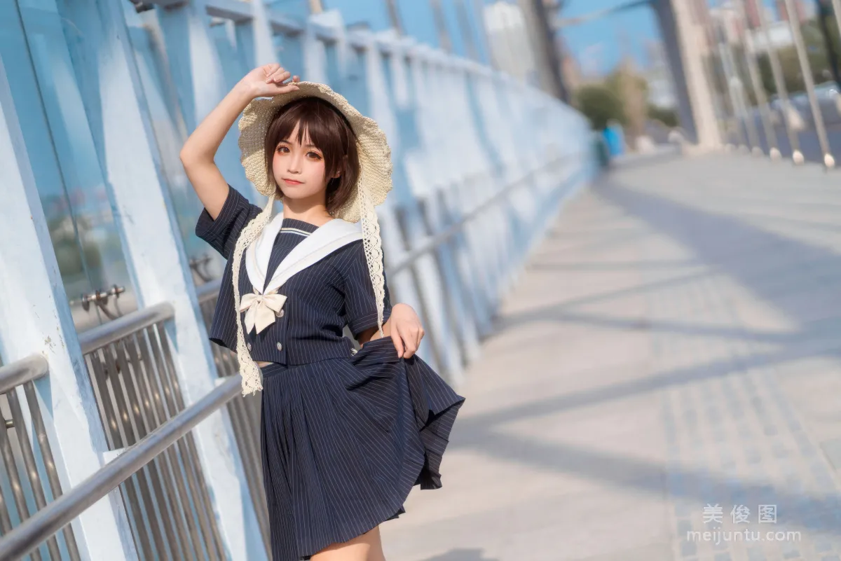 [網紅Coser] 蠢沫沫 《JK制服》 寫真集 17