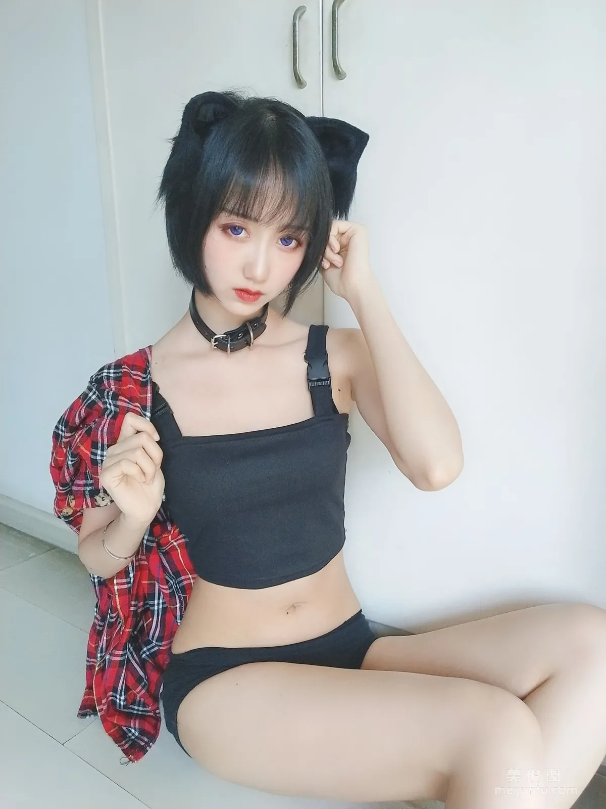 Girl Mu Mianmian OwO, Delinquent Cat Photo Set photo 6