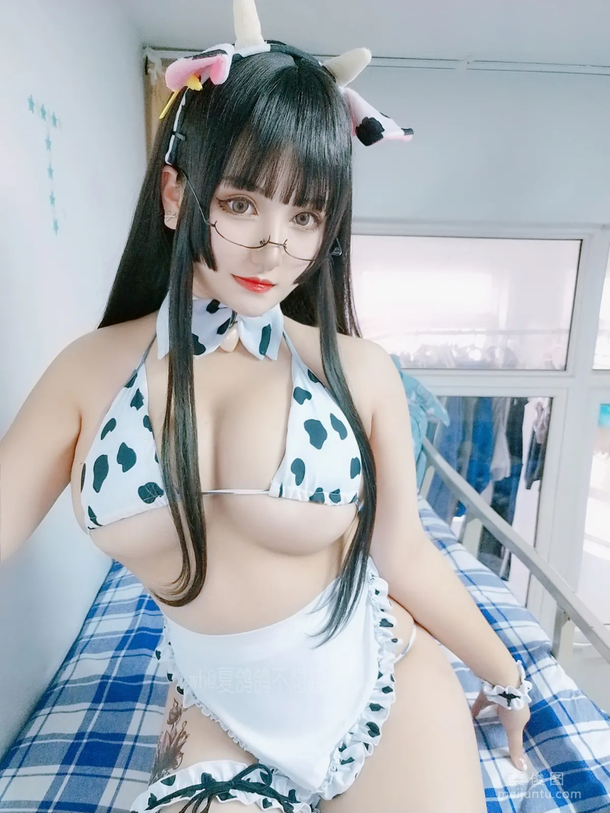 夏鴿鴿不想起床 《奶牛》 寫真集 32