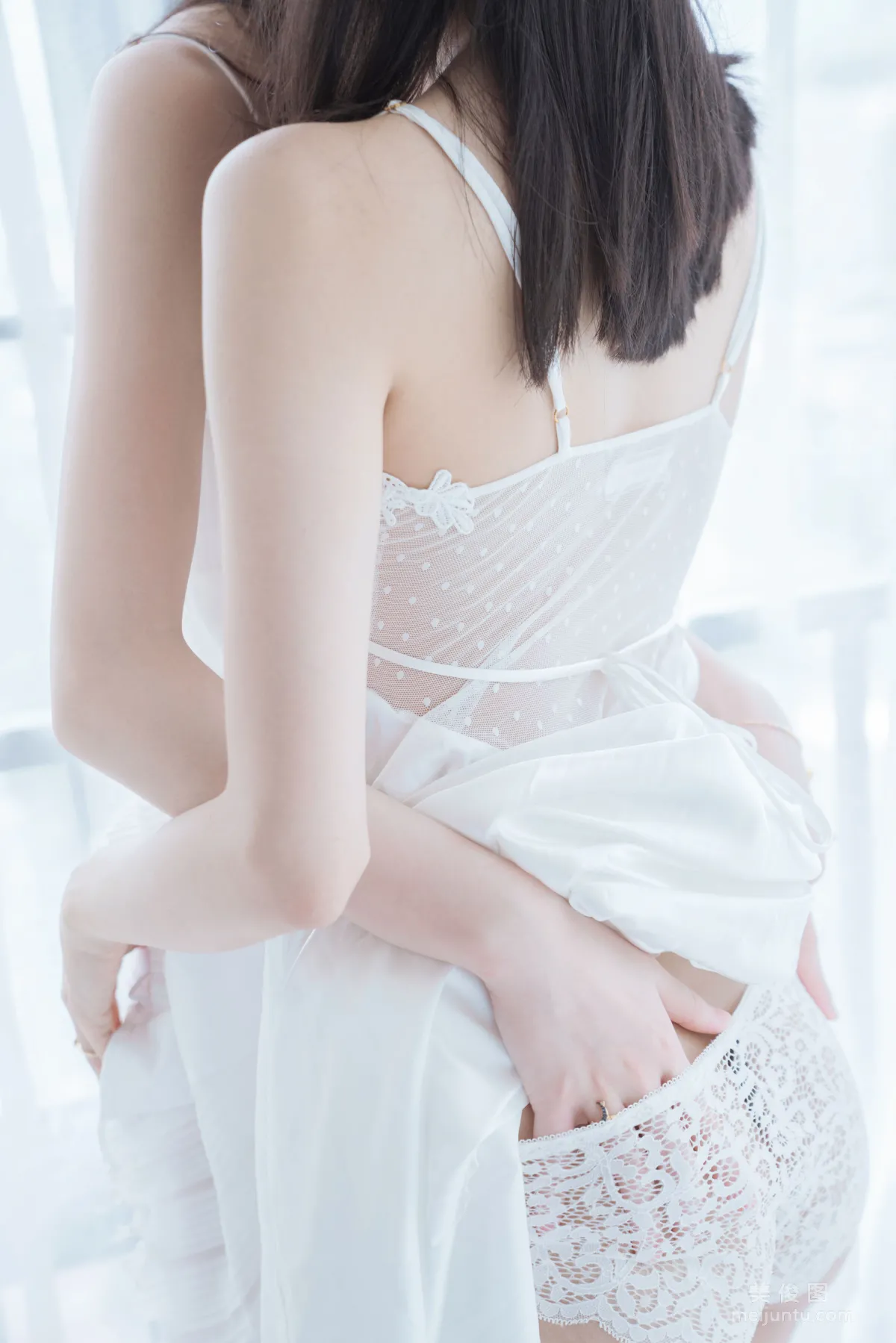 木綿綿OwO&amp;桜桃喵 《朝(白裙×白裙)》 寫真集 19
