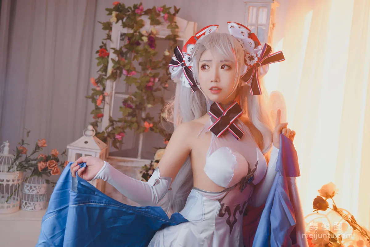 [美女Coser] 面饼仙儿 《欧根花嫁》 写真集22