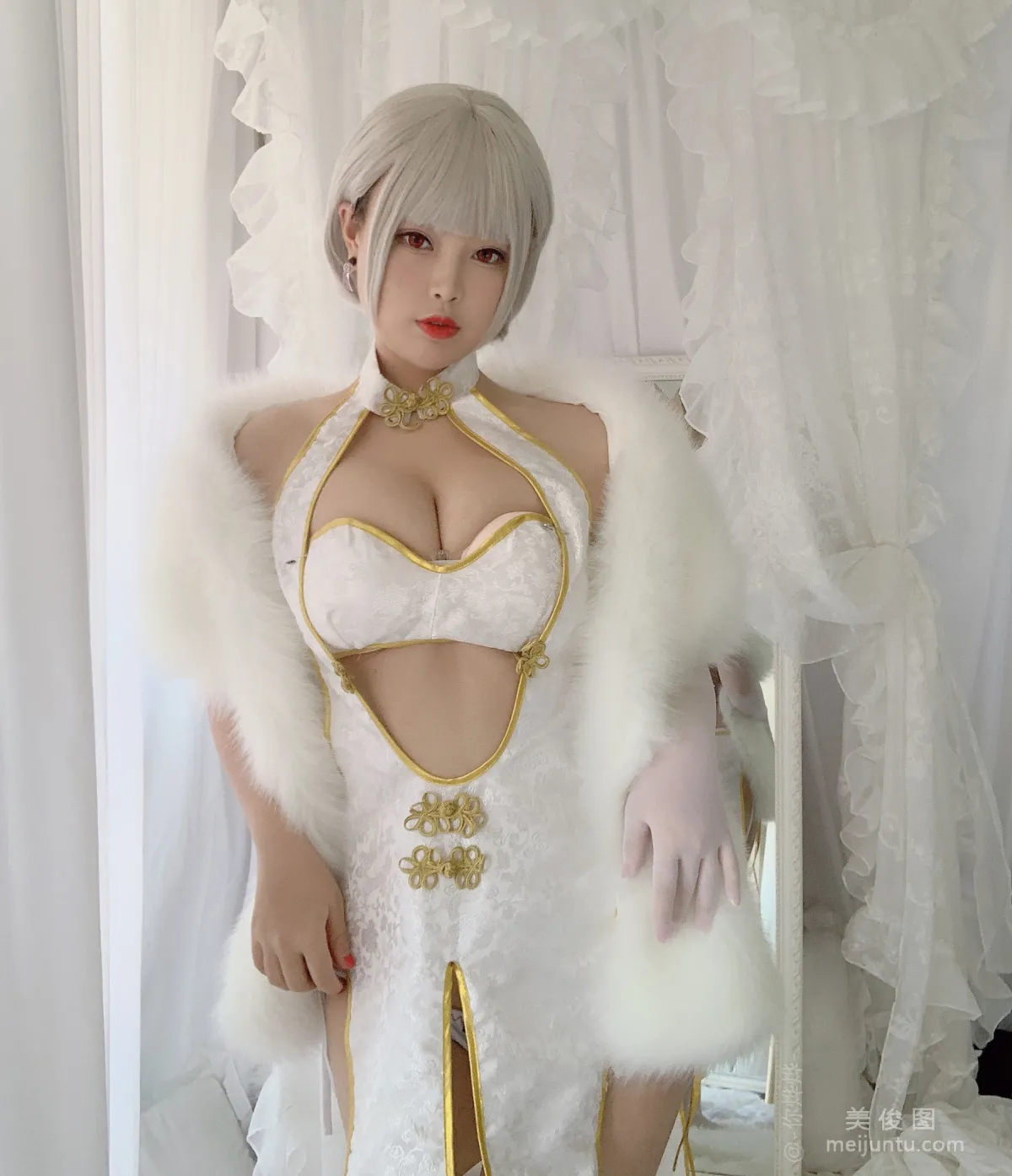[美女Coser] -白烨- 《白旗袍》 写真集38