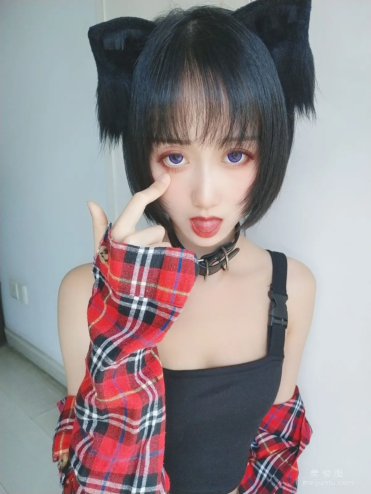 Girl Mu Mianmian OwO, Delinquent Cat Photo Set photo 38
