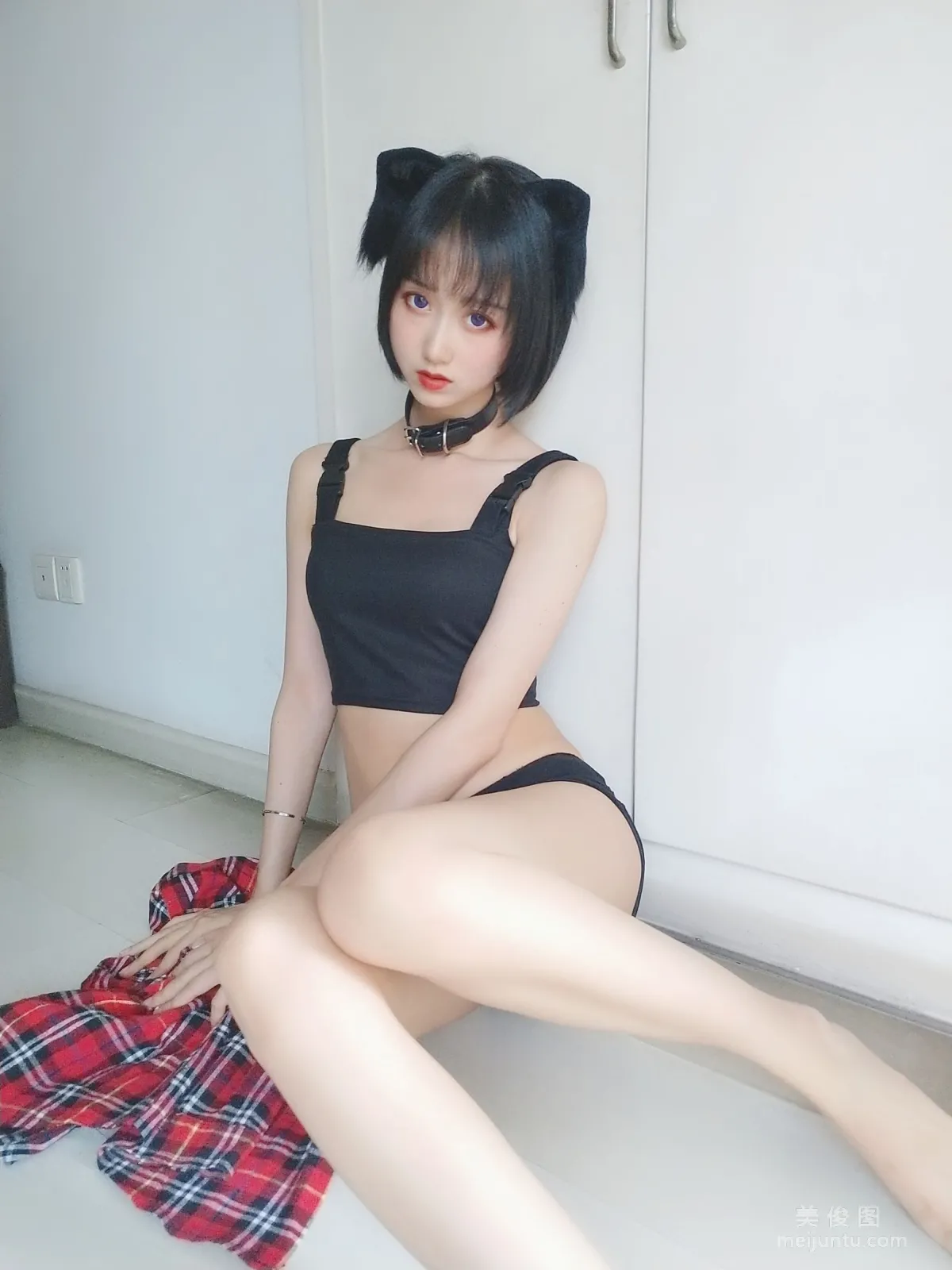Girl Mu Mianmian OwO, Delinquent Cat Photo Set photo 13