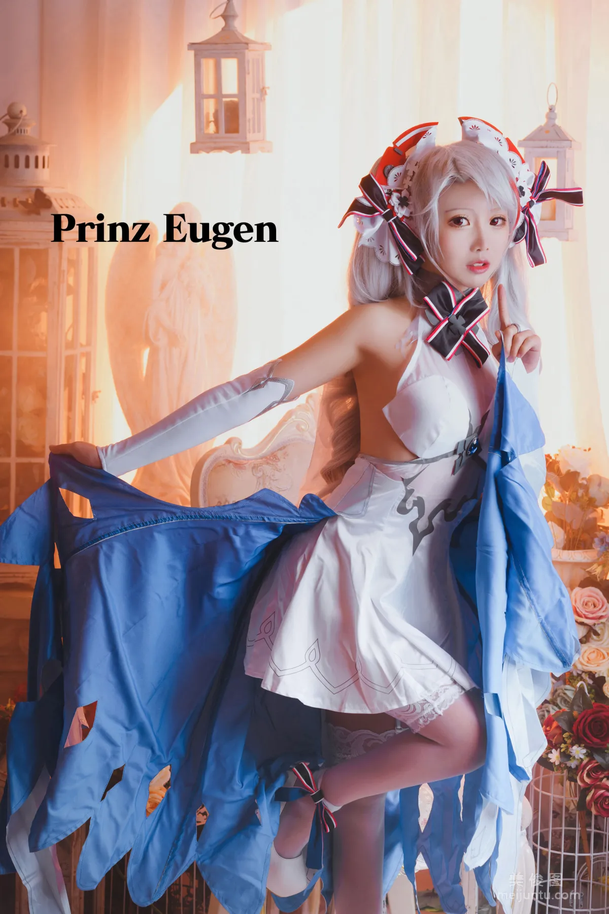 [美女Coser] 面饼仙儿 《欧根花嫁》 写真集9