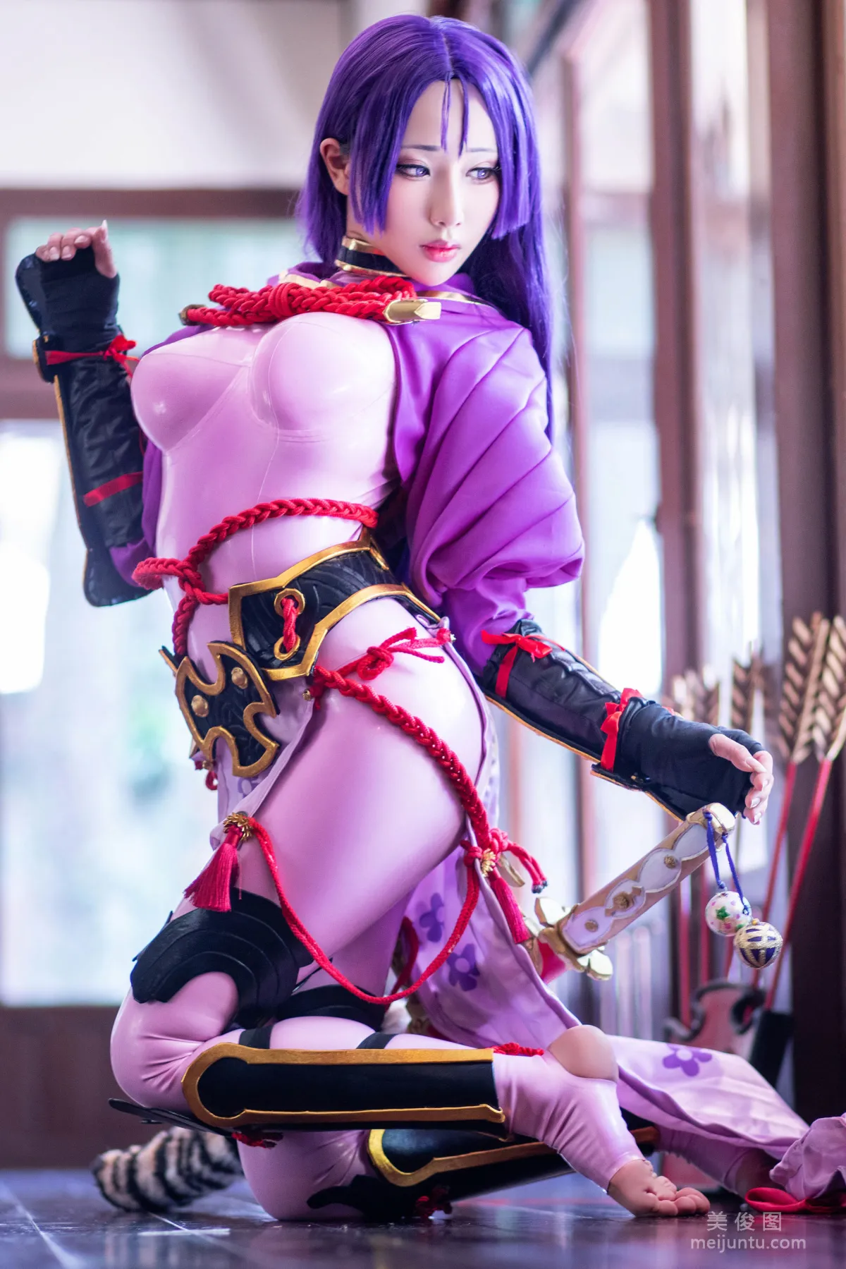 [Web Idols Coser] Yubo HaneAme, Minamoto no Yorimitsu, Photo Set photo 8