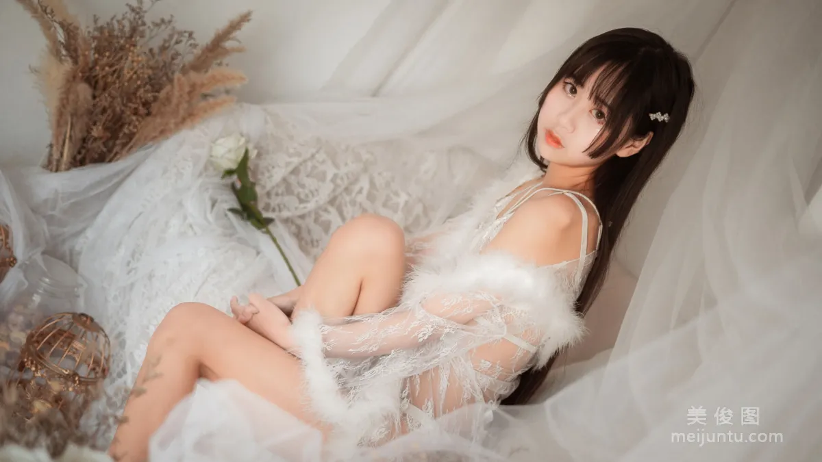 COS Beautiful Girl Mengyaer o0, Plush Underwear Photo Set photo 9