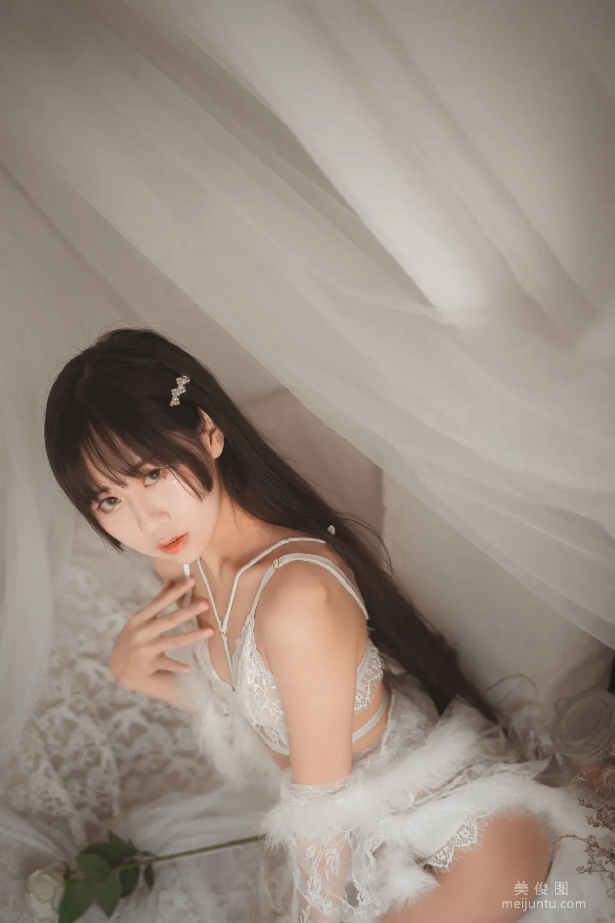 COS Beautiful Girl Mengyaer o0, Plush Underwear Photo Set photo 14