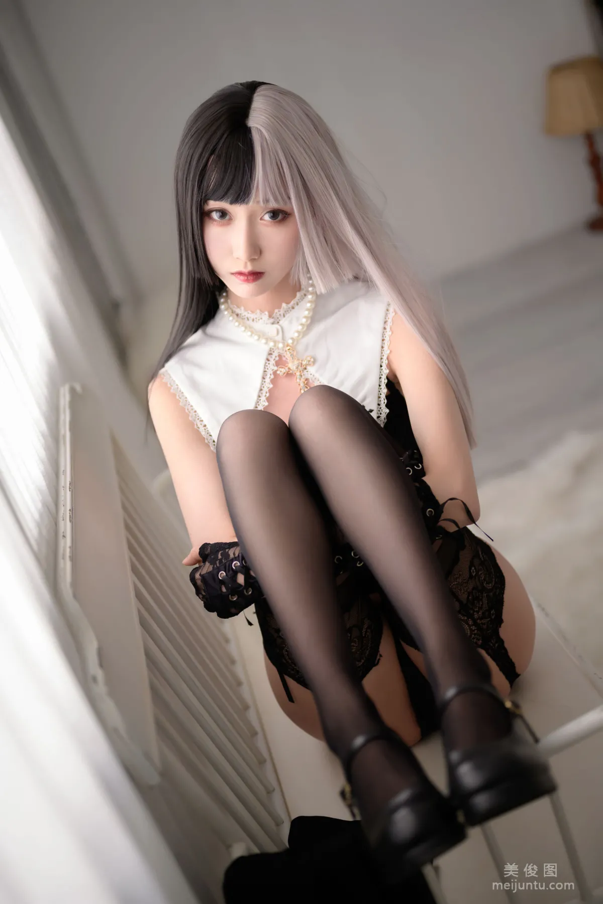 Mu Mianmian OwO [Black and White Nun] Photo Set photo 31