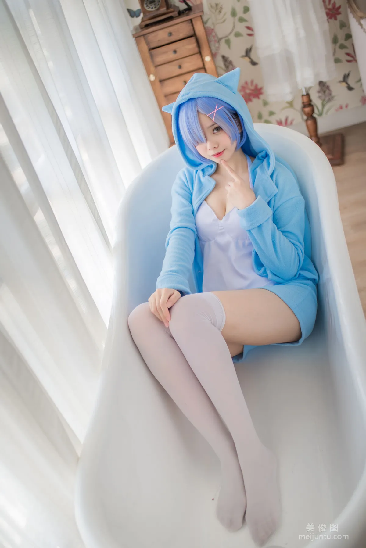 小野妹子w 《蕾姆 蓝色精灵》 写真集5