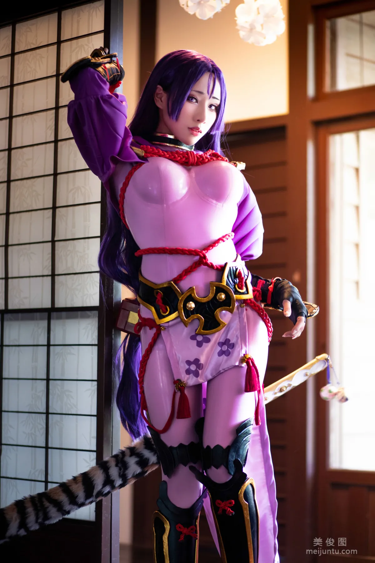 [Web Idols Coser] Yubo HaneAme, Minamoto no Yorimitsu, Photo Set photo 5