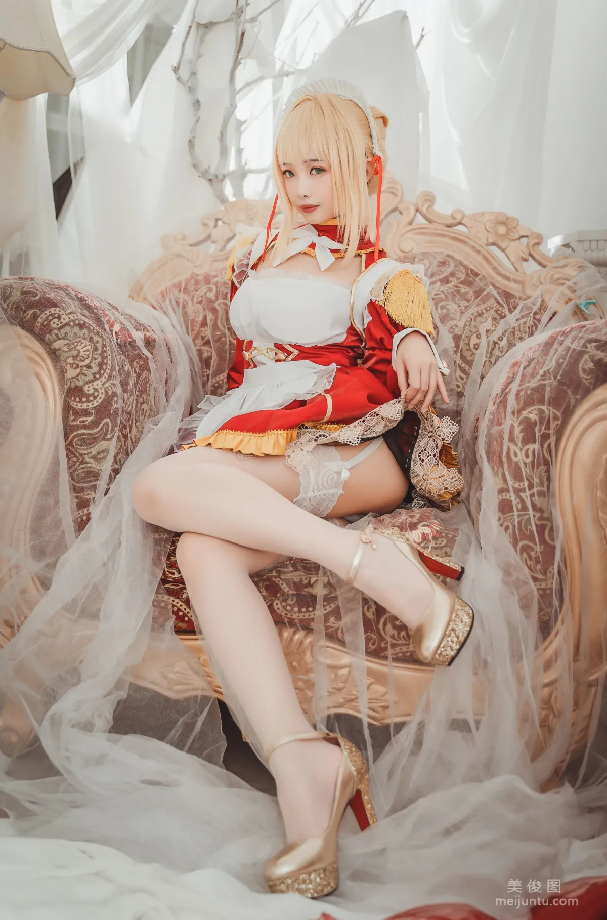 [美女Coser] 雯妹 《尼禄女仆》 写真集9