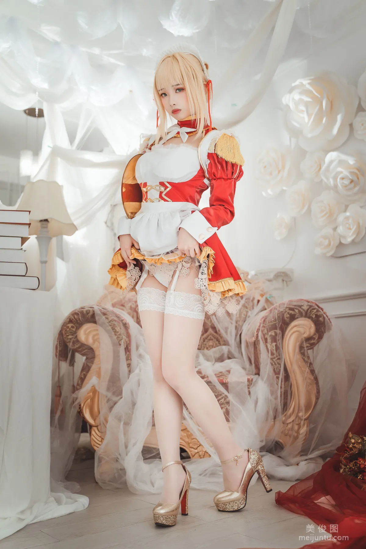 [美女Coser] 雯妹 《尼禄女仆》 写真集4