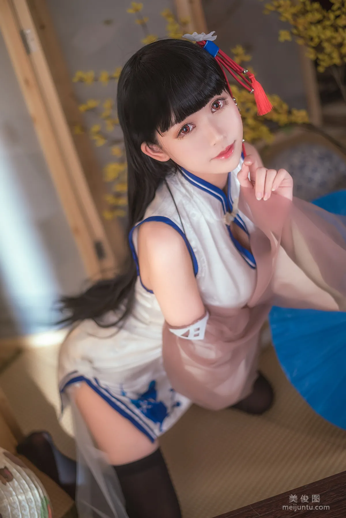 [Coser美女] 鳗鱼霏儿 《碧蓝华裳 逸仙》 写真集4