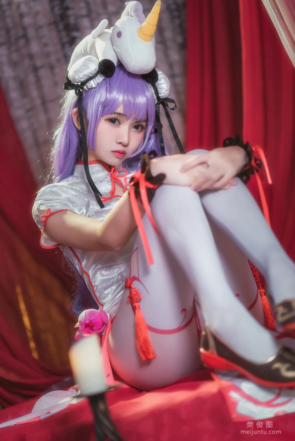 [Coser美女] 鳗鱼霏儿 《碧蓝华裳 独角兽》 写真集7