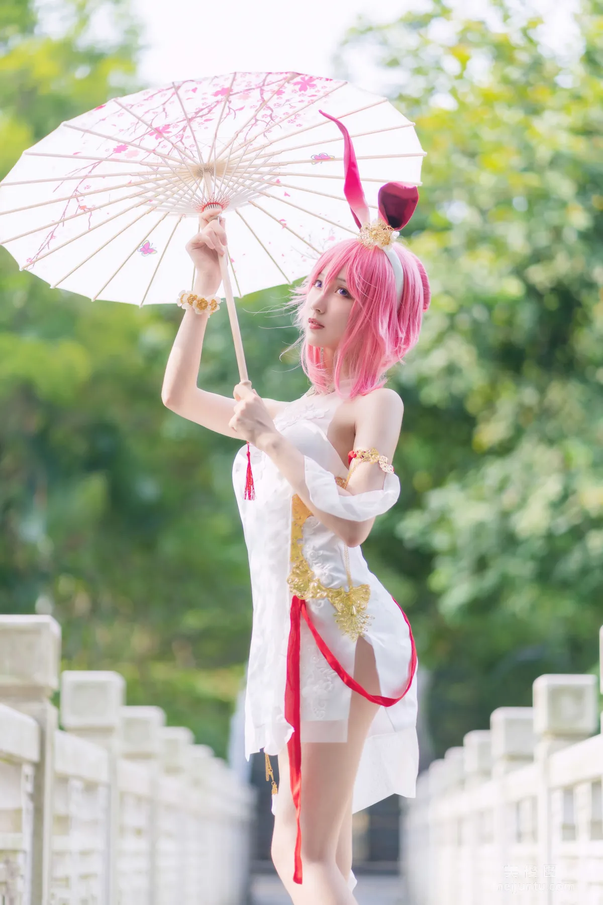 Mu Mianmian OwO Double-Flowered Cherry Blossom Photo Set photo 10