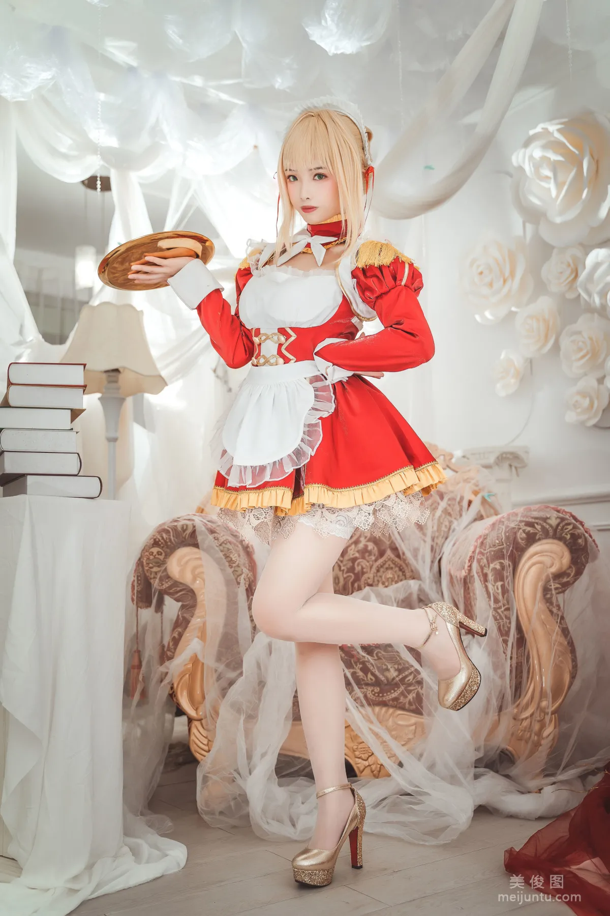 [美女Coser] 雯妹 《尼禄女仆》 写真集3