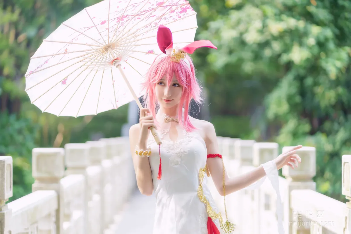 Mu Mianmian OwO Double-Flowered Cherry Blossom Photo Set photo 9