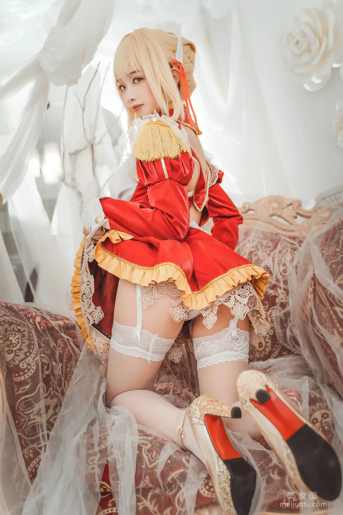 [美女Coser] 雯妹 《尼禄女仆》 写真集13