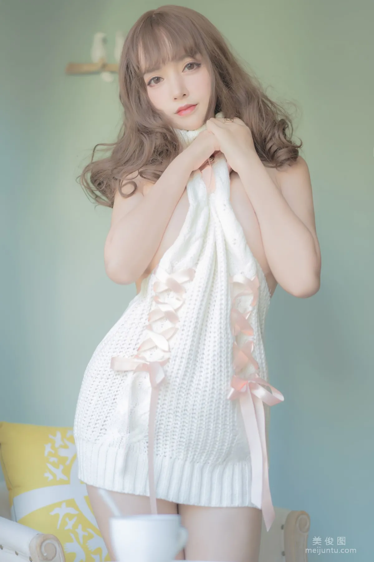 [Web Idols] Mixianxian sama Sweater Photo Set photo 17