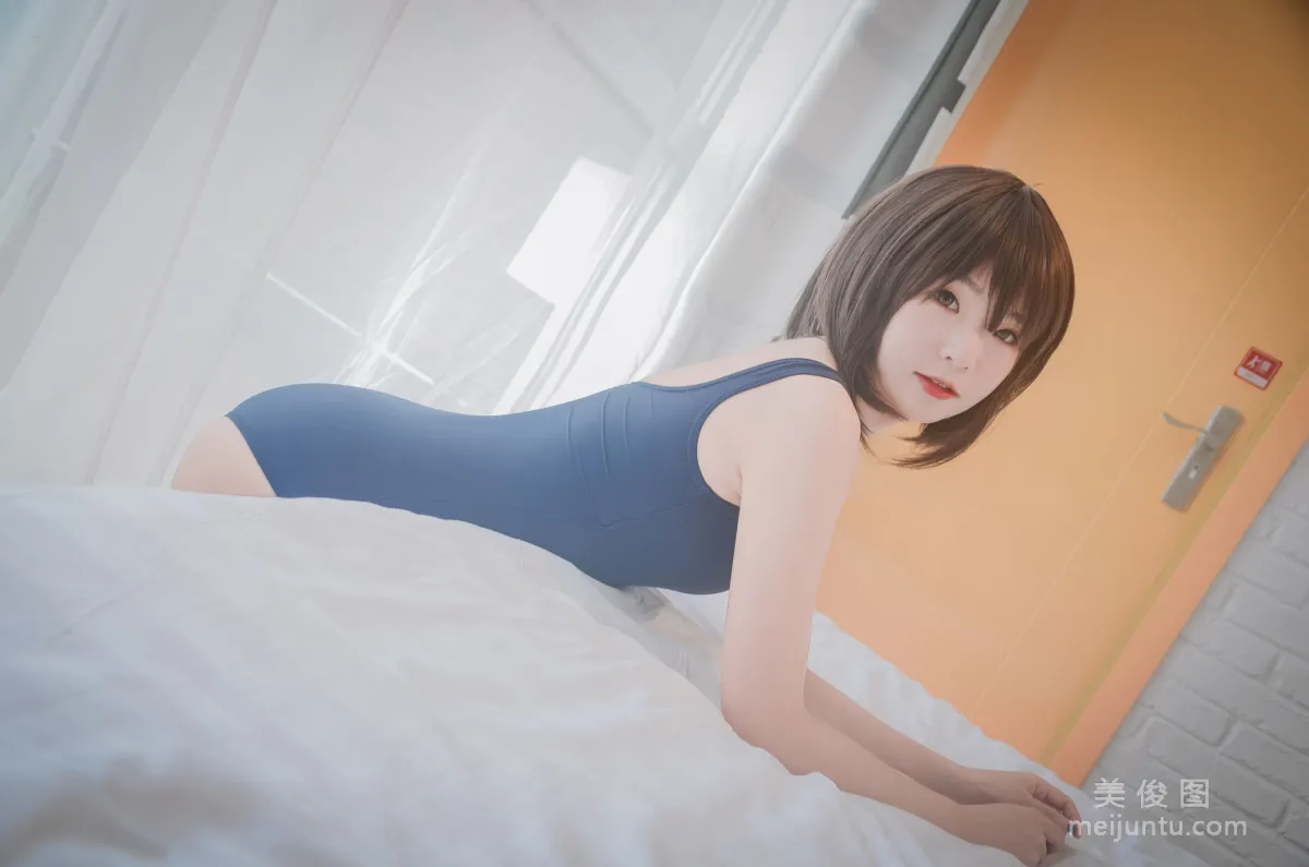 Cute Girl Shi Qingshui, School Swimsuit, Photo Set photo 7