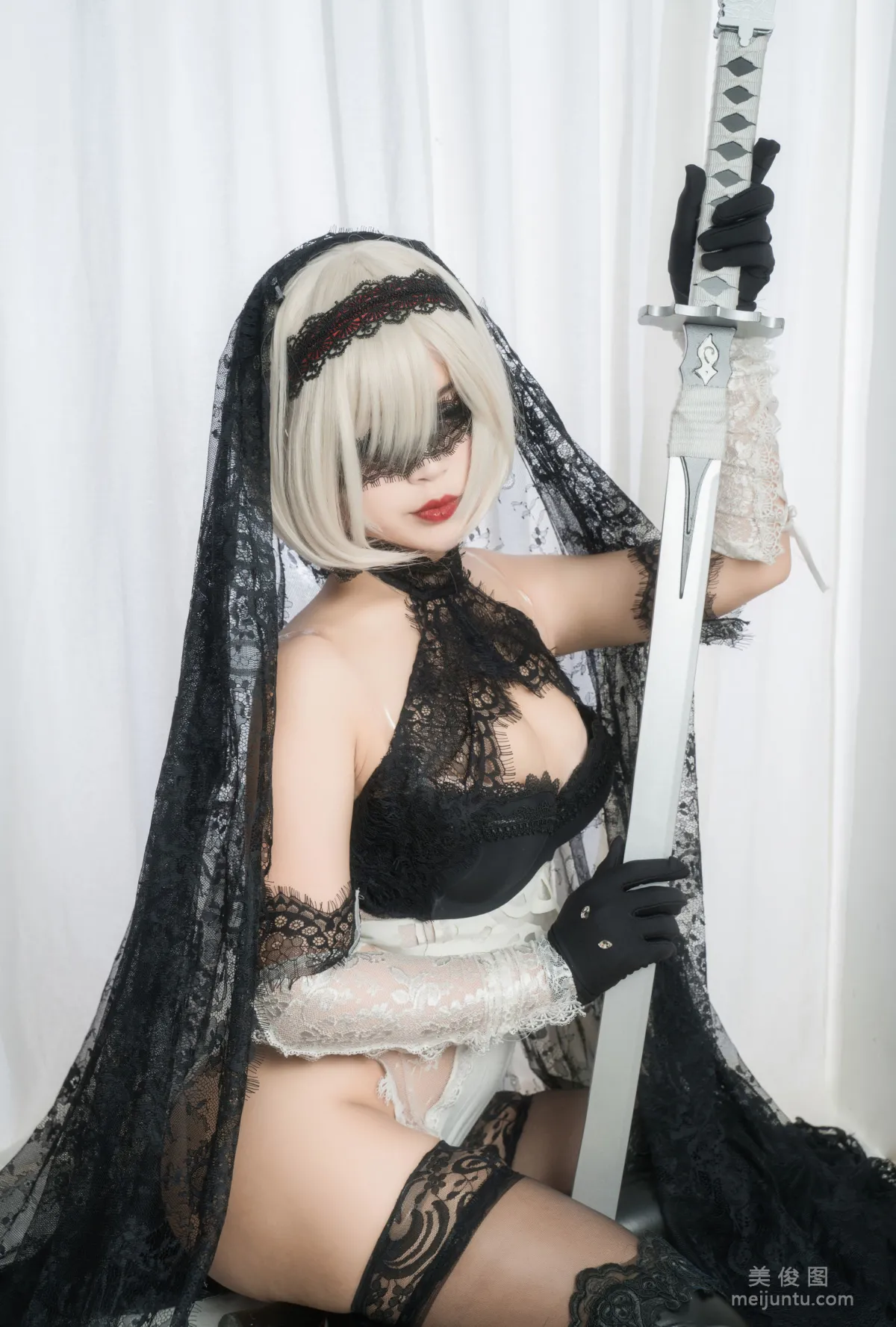 [美女Coser] -白烨- 《2b全套》 写真集68