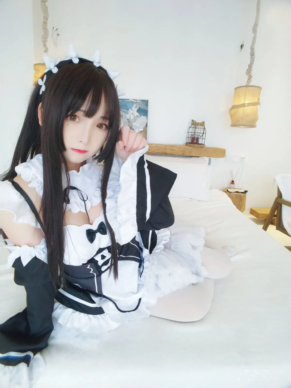 [Web Idols Coser] Guchuan kagura, Black and White Maid, Photo Set photo 33