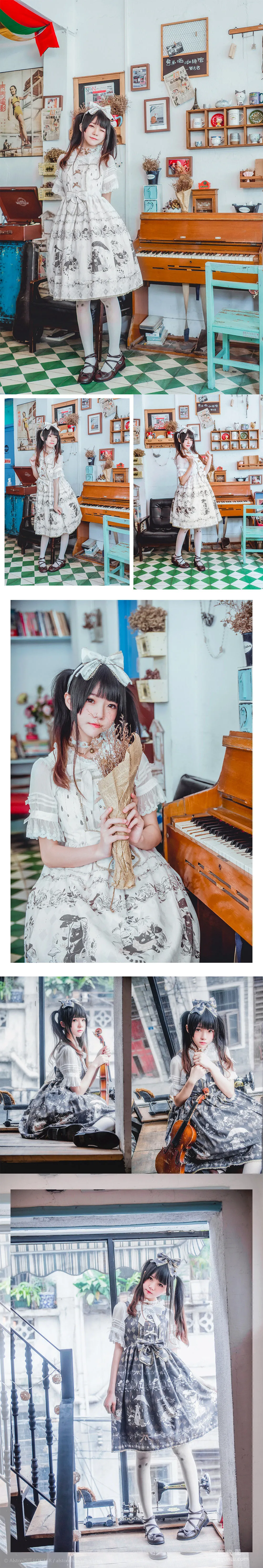 [美女Coser] 桜桃喵 《雨中的猫》 写真集1